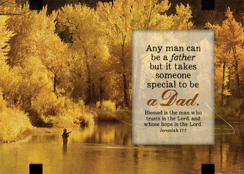 Plaque: Any Man Can Be A Father - Imagine Design